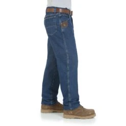 'Wrangler' Men's Quilt Lined 5 Pocket Jeans - Antique Indigo 6 'Wrangler' Men's Quilt Lined 5 Pocket Jeans - Antique Indigo -Outdoor Clothing Sale 3W055TH BS01 SWNN WPRD 1024x1024@2x