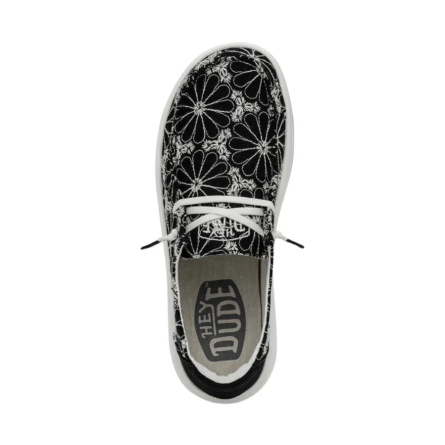 'Hey Dude' Women's Wendy Rise Eyelet - Black 2 'Hey Dude' Women's Wendy Rise Eyelet - Black - Image 2