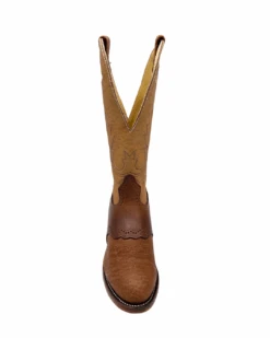 'Boulet' Men's 13" Buckaroo Western Round Toe - Cognac / Butterscotch -Outdoor Clothing Sale 41631 1 1024x1024@2x