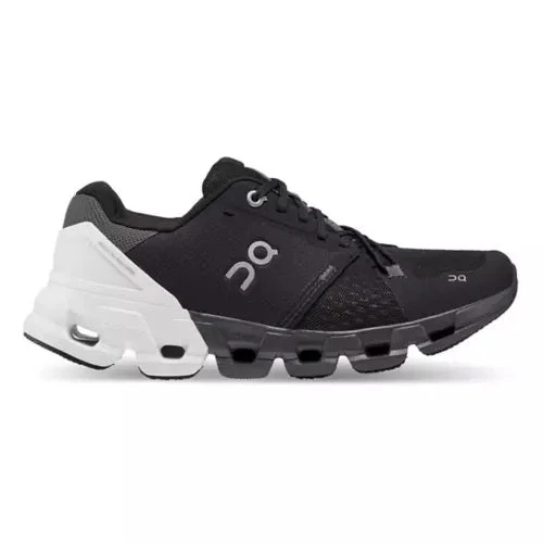 'On Running' Women's Cloudflyer 4 - Black / White 1 'On Running' Women's Cloudflyer 4 - Black / White