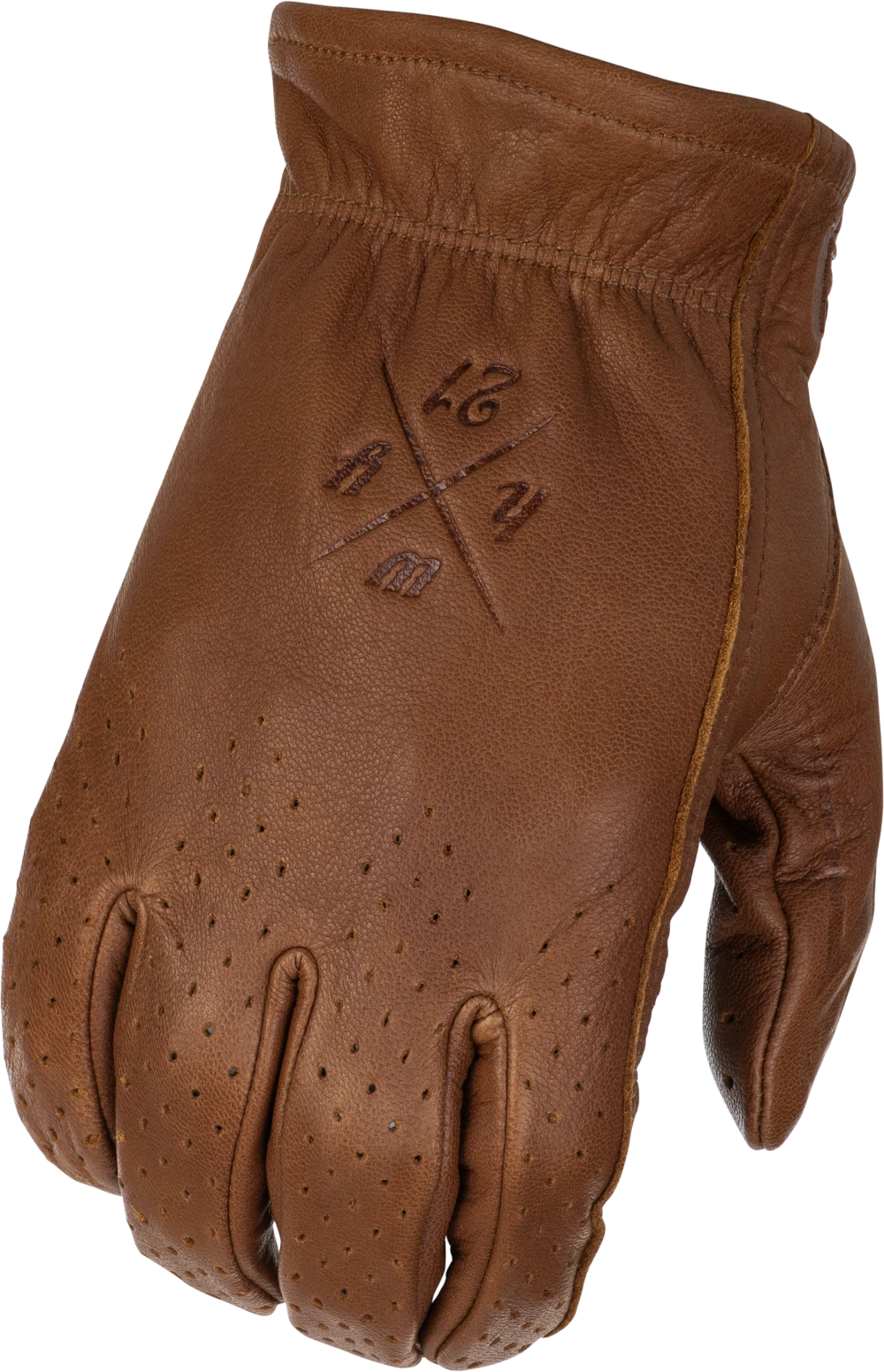 'Highway 21' Men's Louie Perforated Glove - Brown 1 'Highway 21' Men's Louie Perforated Glove - Brown