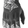 'Highway 21' Women's Vixen Glove - Black / White Lace