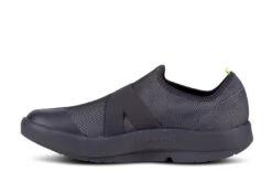 'OOFOS' Men's OOmg Fiber Low Slip On - Black / Gray -Outdoor Clothing Sale 5180FIBRE shot4 1024x1024@2x