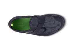 'OOFOS' Men's OOmg Fiber Low Slip On - Black / Gray -Outdoor Clothing Sale 5180FIBRE shot6 1024x1024@2x