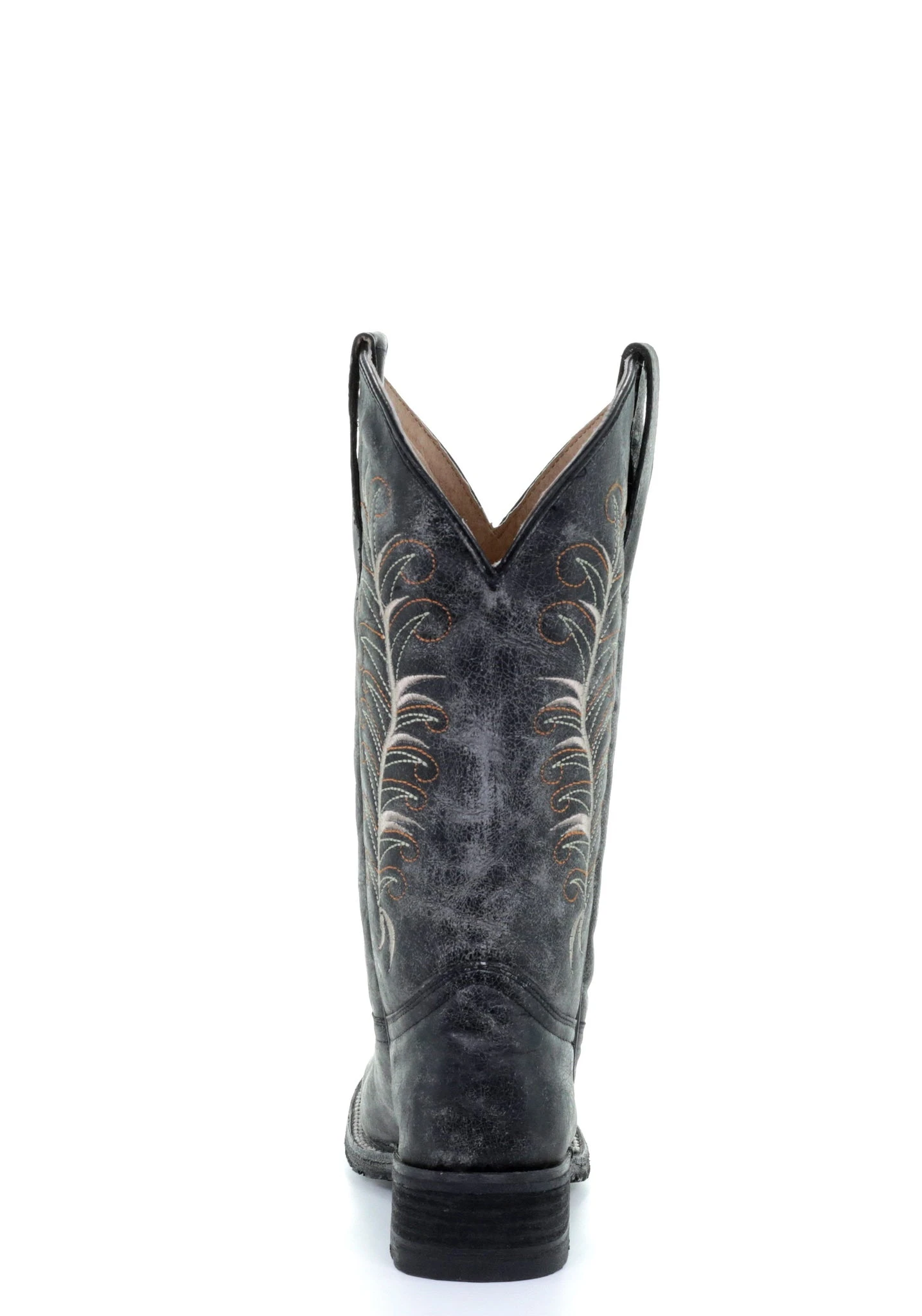 'Corral' Women's 12" Embroidered Western - Black / Sand 3 'Corral' Women's 12" Embroidered Western - Black / Sand - Image 3