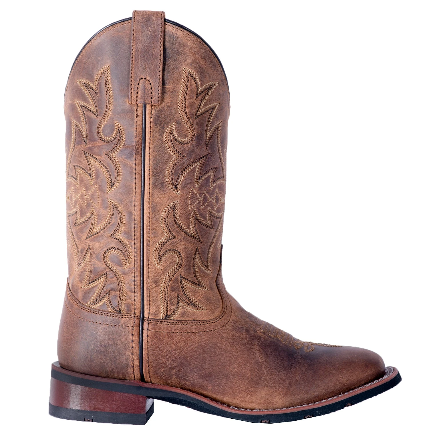 'Laredo' Women's 11" Anita Western Square Toe - Brown 1 'Laredo' Women's 11" Anita Western Square Toe - Brown