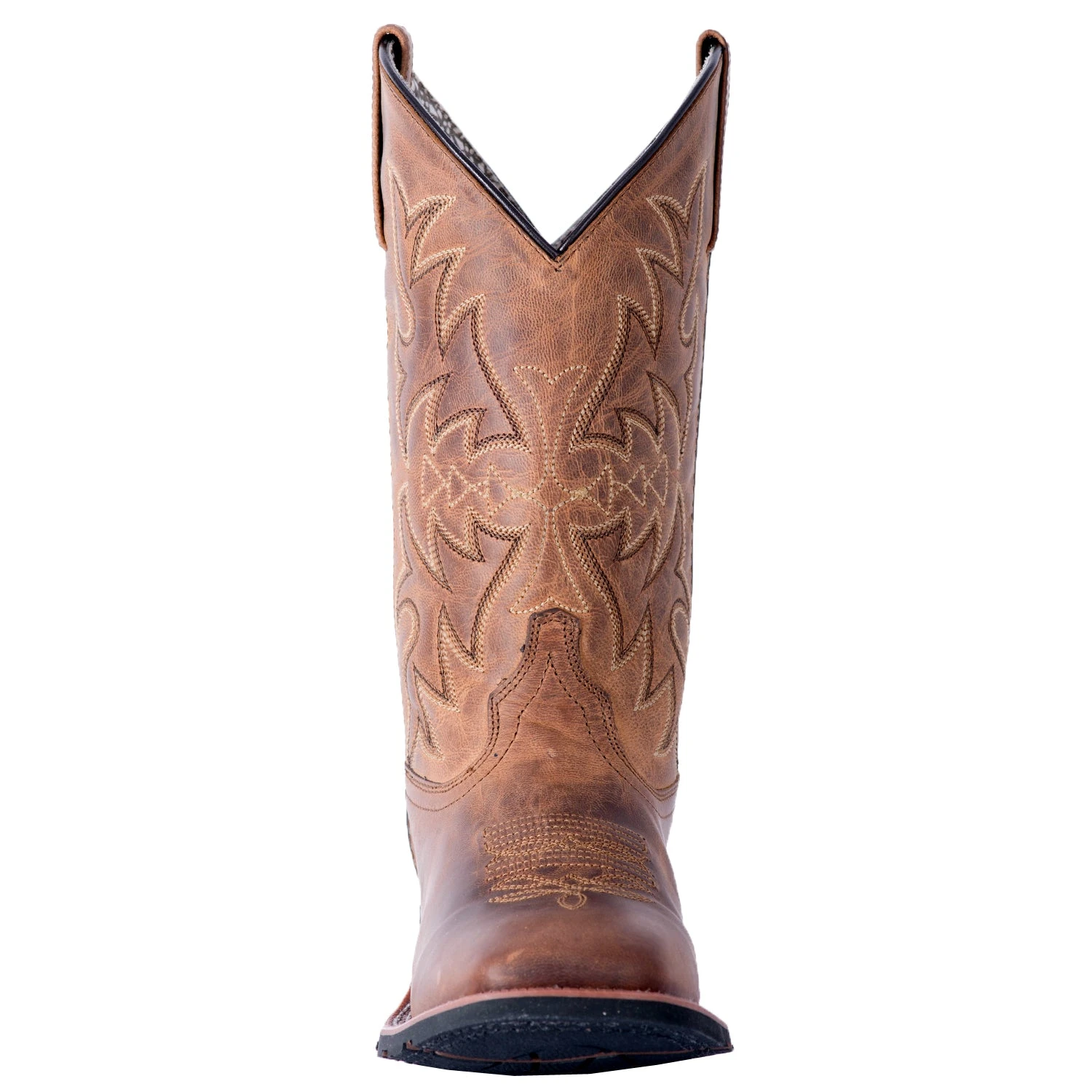 'Laredo' Women's 11" Anita Western Square Toe - Brown 4 'Laredo' Women's 11" Anita Western Square Toe - Brown - Image 4