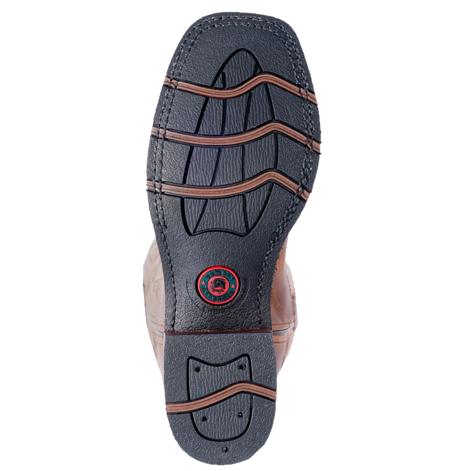 'Laredo' Women's 11" Anita Western Square Toe - Brown 2 'Laredo' Women's 11" Anita Western Square Toe - Brown - Image 2