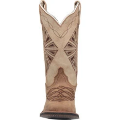 'Laredo' Women's 11" Kite Days Western Square Toe - Tan / Brown -Outdoor Clothing Sale 5821 5 1024x1024@2x