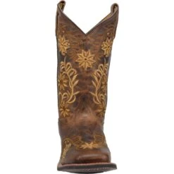 'Laredo' Women's 11" Secret Garden Western Square Toe - Brown -Outdoor Clothing Sale 5822 5 1024x1024@2x
