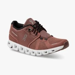 'On Running' Women's Cloud 5 - Rust / Black -Outdoor Clothing Sale 59.98898 cloud 5 ss22 rust black w g6 1024x1024@2x