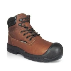 'Genuine Grip' Men's 6" Vulcan EH PR WP Comp Toe - Brown -Outdoor Clothing Sale 6100 1 1024x1024@2x