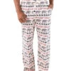 'Lazy One' Men's Beary Cool PJ Pants - White