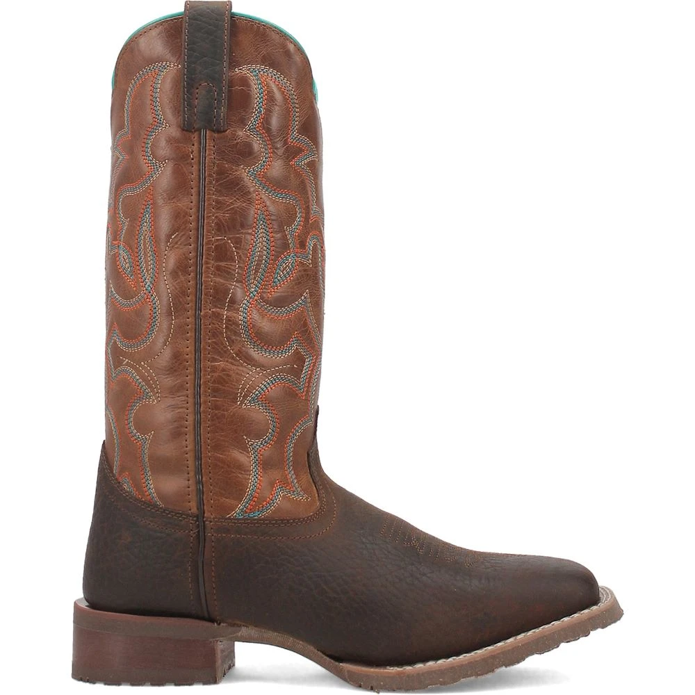 'Laredo' Men's 13" Odie Western Square Toe - Dark Brown 1 'Laredo' Men's 13" Odie Western Square Toe - Dark Brown