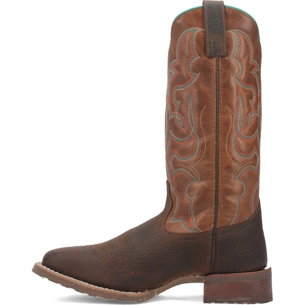 'Laredo' Men's 13" Odie Western Square Toe - Dark Brown 7 'Laredo' Men's 13" Odie Western Square Toe - Dark Brown - Image 7