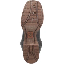 'Laredo' Men's Isaac Western Square Toe - Black / Distressed Maroon -Outdoor Clothing Sale 7965 7 1024x1024@2x