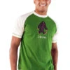 'Lazy One' Men's Bigfoot PJ Tee - Green