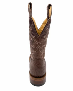 'Boulet' Men's 12" Roper Western Round Toe - Shoulder Noce Taurus / Organza Brown -Outdoor Clothing Sale 82092 1024x1024@2x