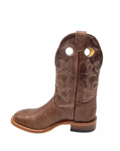 'Boulet' Men's 12" Roper Western Round Toe - Shoulder Noce Taurus / Organza Brown -Outdoor Clothing Sale 82096 1024x1024@2x