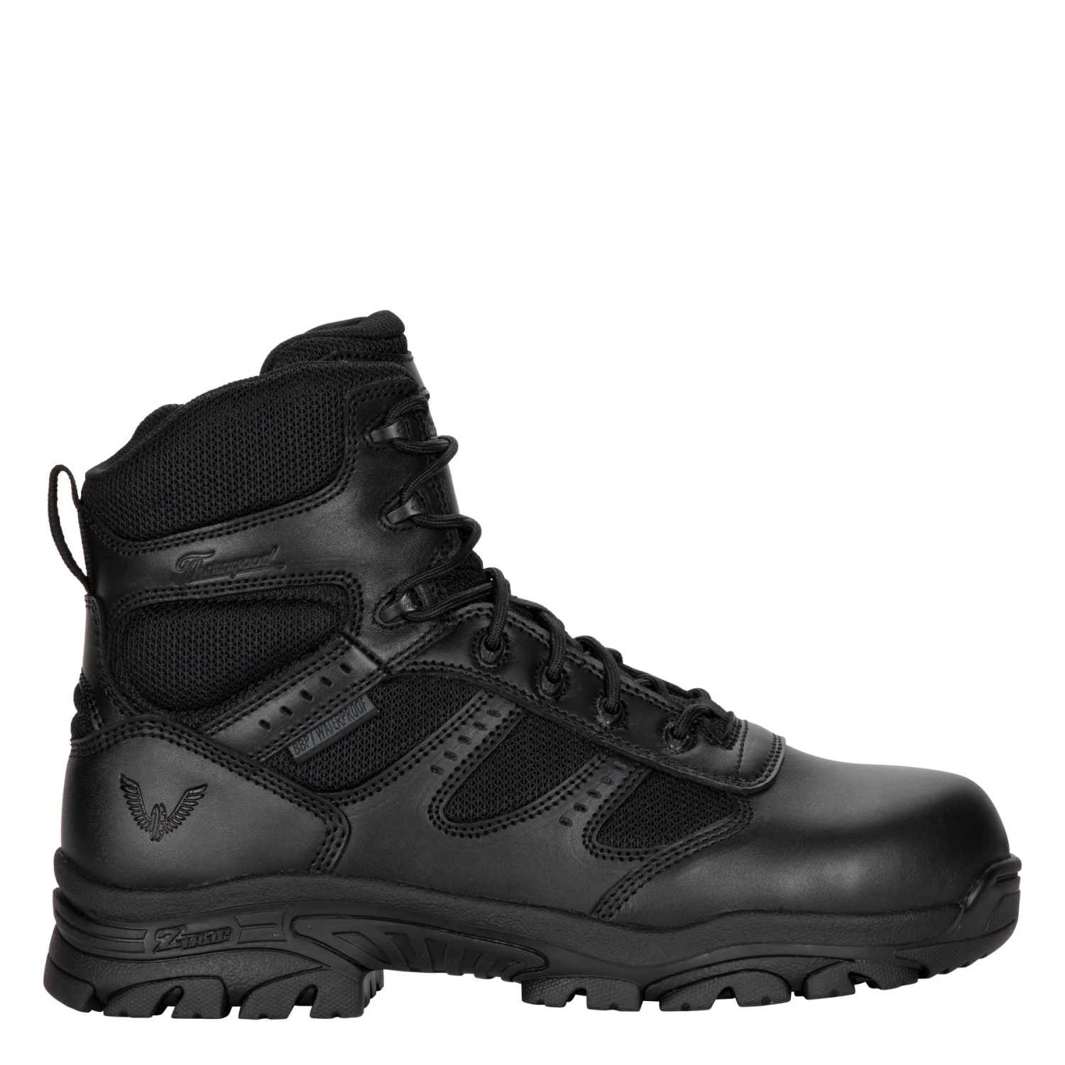 'Thorogood' Men's 6" Deuce WP Tactical Side Zip Soft Toe - Black 1 'Thorogood' Men's 6" Deuce WP Tactical Side Zip Soft Toe - Black