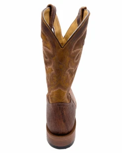 'Boulet' Men's 12" Saddle Vamp Western Square Toe - Shrunken Bomber / Ambergold -Outdoor Clothing Sale 93452 1024x1024@2x