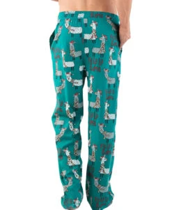 'Lazy One' Men's Fa La Llama PJ Pant - Teal -Outdoor Clothing Sale 970dc0f002213b4395fb52262f700b88 1024x1024@2x