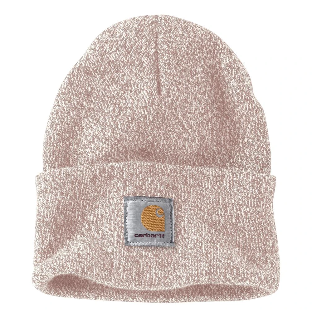 'Carhartt' Acrylic Watch Knit Hat - Ash Rose 1 'Carhartt' Acrylic Watch Knit Hat - Ash Rose