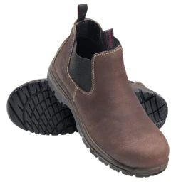 'Avenger' Men's 4" Foreman Romeo EH SR Comp Toe Pull On - Brown -Outdoor Clothing Sale A7110 stack 1024x1024@2x