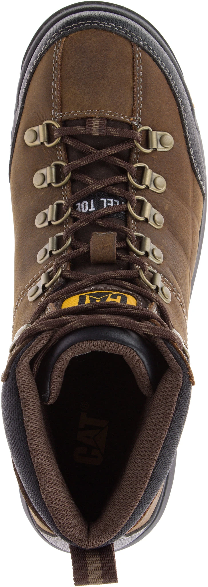 'Caterpillar' Men's 6" Threshold WP, EH, Steel Toe - Brown / Black 4 'Caterpillar' Men's 6" Threshold WP, EH, Steel Toe - Brown / Black - Image 4