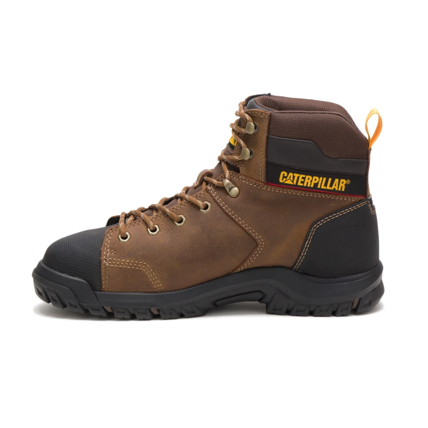 'Caterpillar' Women's 6" Wellspring WP, Met Guard, EH, Steel Toe - Brown / Black 2 'Caterpillar' Women's 6" Wellspring WP, Met Guard, EH, Steel Toe - Brown / Black - Image 2