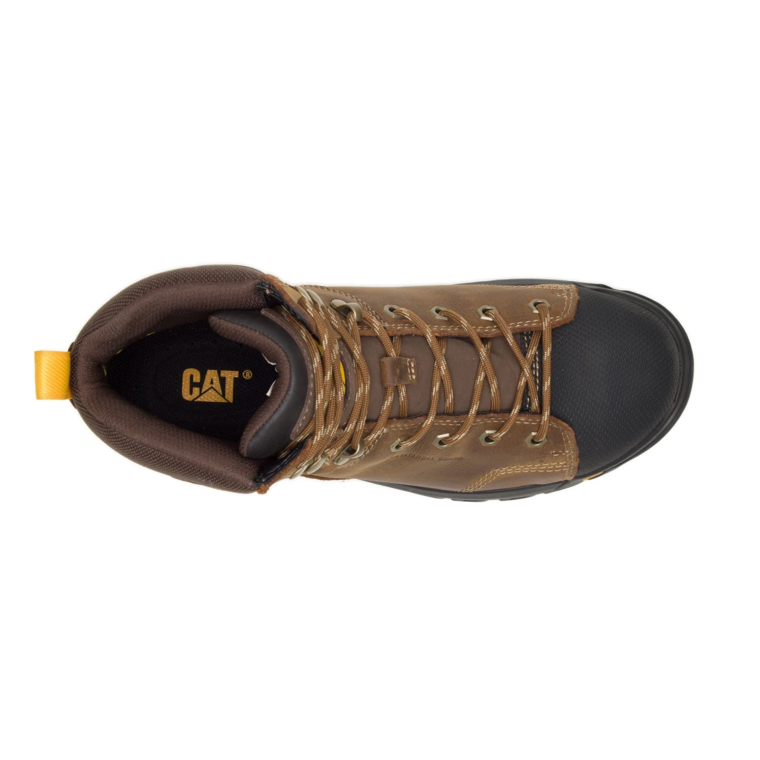 'Caterpillar' Women's 6" Wellspring WP, Met Guard, EH, Steel Toe - Brown / Black 4 'Caterpillar' Women's 6" Wellspring WP, Met Guard, EH, Steel Toe - Brown / Black - Image 4