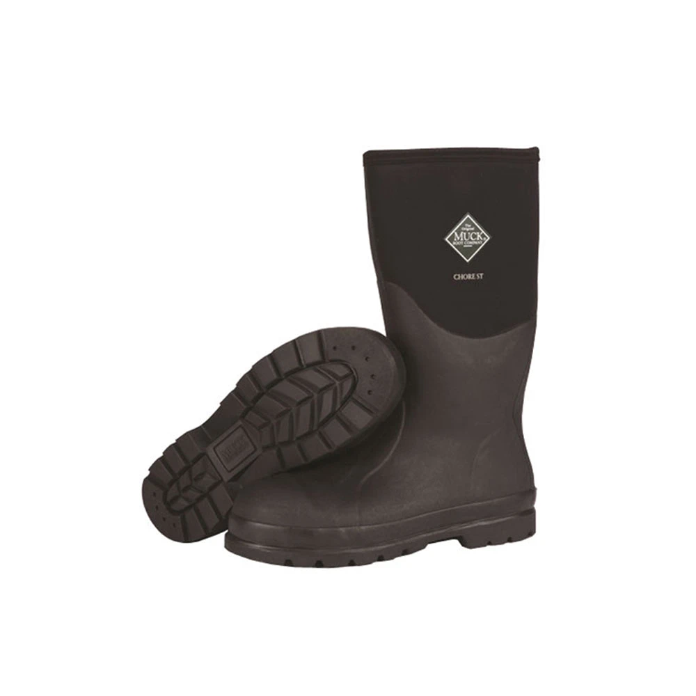 'Muck' Men's Chore-Hi Neoprene Steel Toe - Black 6 'Muck' Men's Chore-Hi Neoprene Steel Toe - Black - Image 6