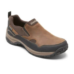 'Dunham' Men's Cloud Plus WP Slip On - Brown Leather -Outdoor Clothing Sale CI6375 MAIN S 1024x1024@2x