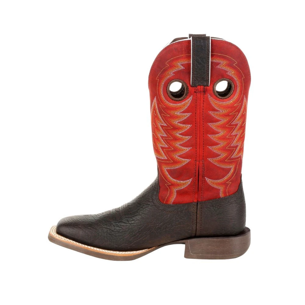 'Durango' Men's 13" Rebel Pro Western Square Toe - Chestnut / Crimson 7 'Durango' Men's 13" Rebel Pro Western Square Toe - Chestnut / Crimson - Image 7