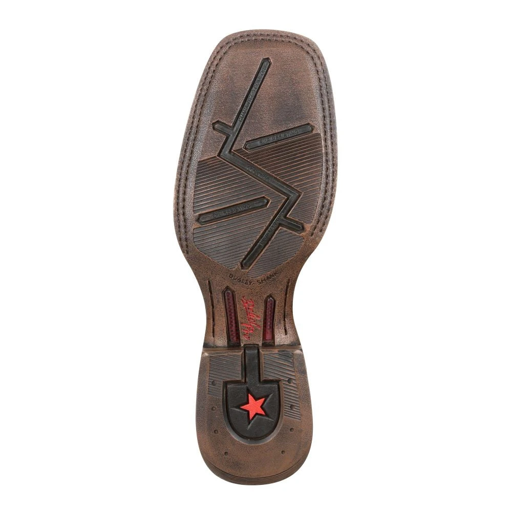 'Durango' Men's 13" Rebel Pro Western Square Toe - Chestnut / Crimson 3 'Durango' Men's 13" Rebel Pro Western Square Toe - Chestnut / Crimson - Image 3