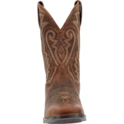 'Durango' Men's 11" Westward Square Toe - PRAIRIE BROWN -Outdoor Clothing Sale DDB0342 front 1024x1024@2x