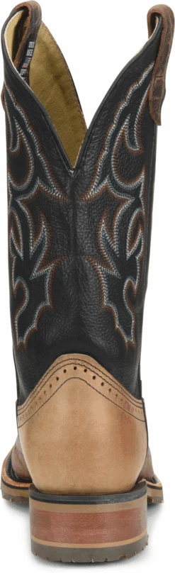 'Double H' Men's 12" Grissom SR Square Toe I.C.E. ™ Roper - Kenia Cognac / Summer Tan / Black 11 'Double H' Men's 12" Grissom SR Square Toe I.C.E. ™ Roper - Kenia Cognac / Summer Tan / Black -Outdoor Clothing Sale DH4644 500xauto Heel 1024x1024@2x