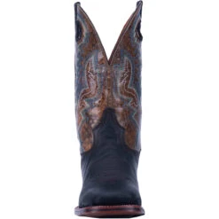 'Dan Post' Men's 11" Deuce Western Wide Square Toe - Black / Brown -Outdoor Clothing Sale DP4558 5 1024x1024@2x