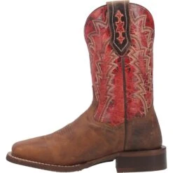 'Dan Post' Men's 11" Killeen Western Square Toe - Tan / Red -Outdoor Clothing Sale DP4813 3 1024x1024@2x