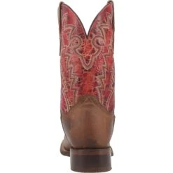 'Dan Post' Men's 11" Killeen Western Square Toe - Tan / Red -Outdoor Clothing Sale DP4813 4 1024x1024@2x