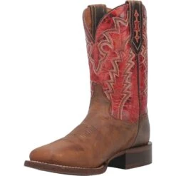 'Dan Post' Men's 11" Killeen Western Square Toe - Tan / Red -Outdoor Clothing Sale DP4813 8 1024x1024@2x