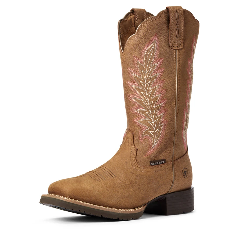 'Ariat' Women's 11" Hybrid Ramble WP Western - Pebble Tan 5 'Ariat' Women's 11" Hybrid Ramble WP Western - Pebble Tan - Image 5