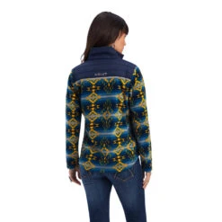 'Ariat' Women's Prescott Insulated Fleece Jacket - Navy Sonoran Print 5 'Ariat' Women's Prescott Insulated Fleece Jacket - Navy Sonoran Print -Outdoor Clothing Sale F22 WMS WEST 10041818 back 1024x1024@2x