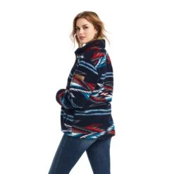 'Ariat' Women's Fleece Chimayo Jacket - Chimayo Jacquard Sherpa 5 'Ariat' Women's Fleece Chimayo Jacket - Chimayo Jacquard Sherpa -Outdoor Clothing Sale F22 WMS WEST 10042189 back 1024x1024@2x