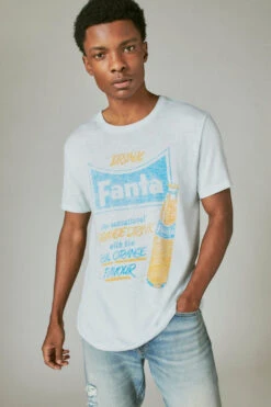 'Lucky Brand' Men's Fanta Graphic Tee - Skyway