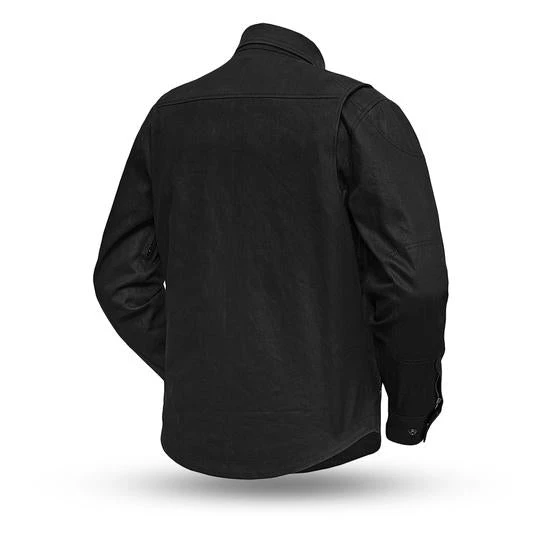 'First Manufacturing' Men's Equalizer Denim Jacket - Black 2 'First Manufacturing' Men's Equalizer Denim Jacket - Black - Image 2