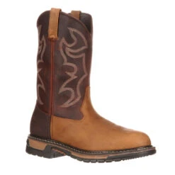 'Rocky' Men's 10" Original Ride Branson Roper WP Round Toe - Tan / Bridle Brown 12 'Rocky' Men's 10" Original Ride Branson Roper WP Round Toe - Tan / Bridle Brown -Outdoor Clothing Sale FQ0002732 1024x1024@2x