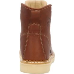 'Georgia Boot' Men's 6" Wedge Moc Toe EH Soft Toe - Brown -Outdoor Clothing Sale GB00356 back 1024x1024@2x