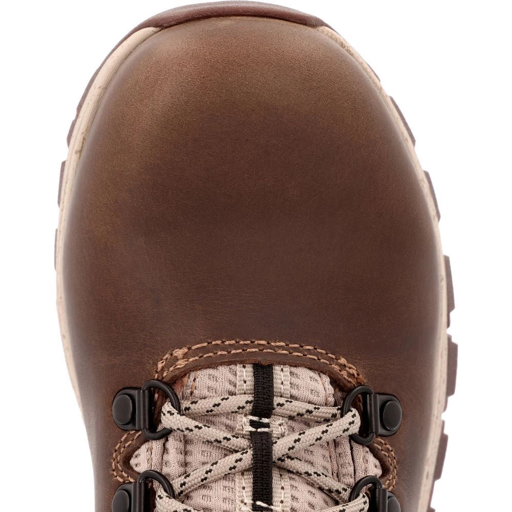 'Georgia Boot' Women's 5" Eagle Trail EH WP Alloy Toe - Dark Brown 2 'Georgia Boot' Women's 5" Eagle Trail EH WP Alloy Toe - Dark Brown - Image 2