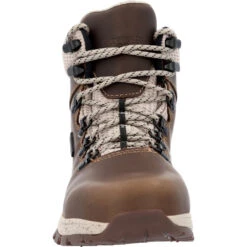 'Georgia Boot' Women's 5" Eagle Trail EH WP Alloy Toe - Dark Brown 10 'Georgia Boot' Women's 5" Eagle Trail EH WP Alloy Toe - Dark Brown -Outdoor Clothing Sale GB00556 front 1024x1024@2x